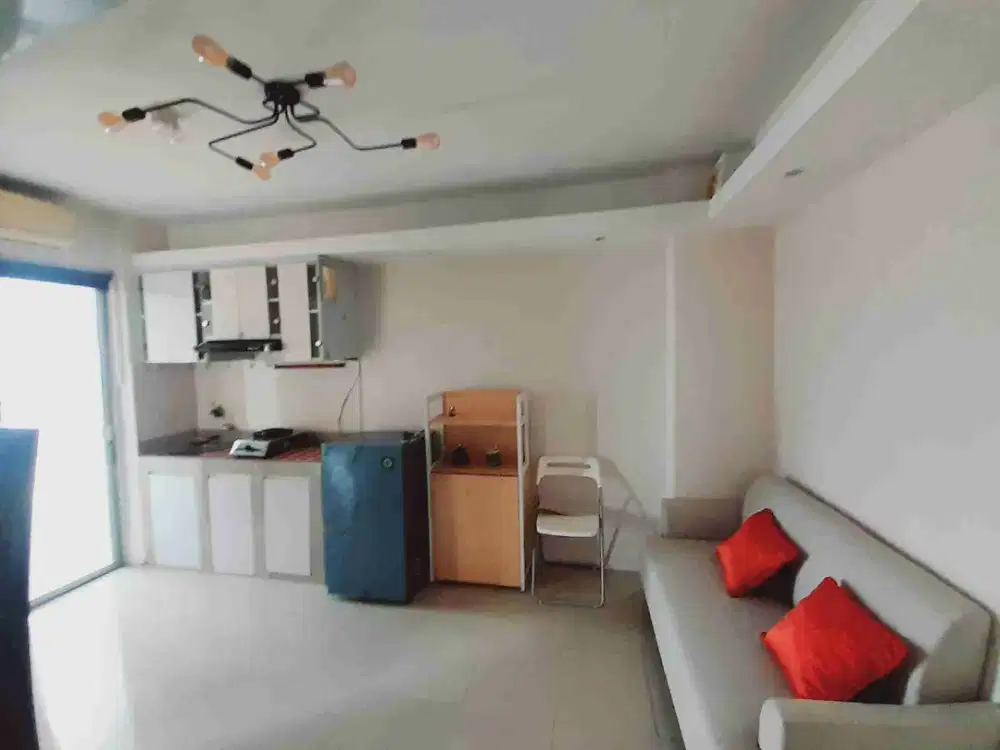 SEWA PER 3 BULAN 2BR FURNISHED RENOV JADI 1BR TOWER G BASSURA CITY