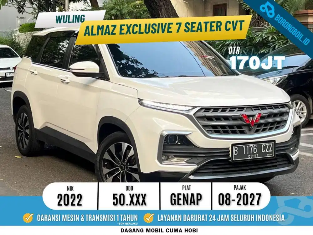 WULING ALMAZ EXCLUSIVE 7SEATER AT 2022 PUTIH