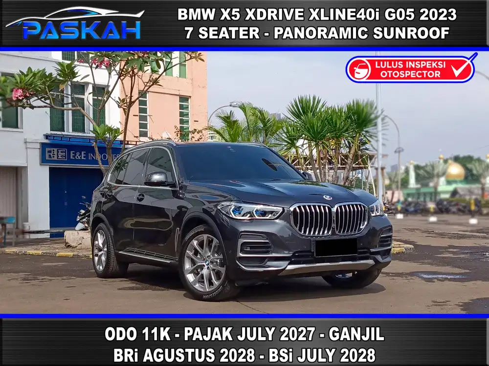 LCI 7 SEATER BRI 2028 Odo 11k BUNGA 4% BMW X5 Xdrive Xline 40i 2023 .