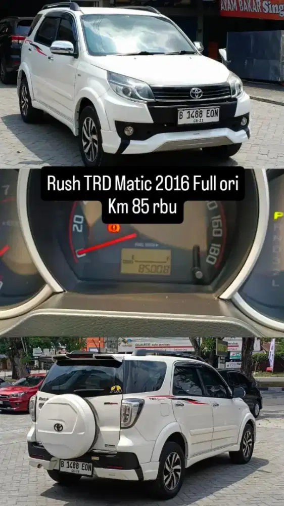 Rush S TRD AT 2016 KM low 85rb