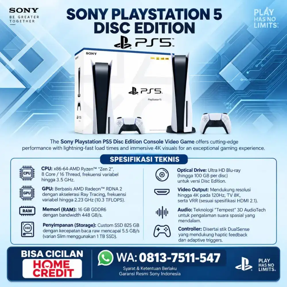 PS 5 BISA CICILAN BY HOMECREDIT