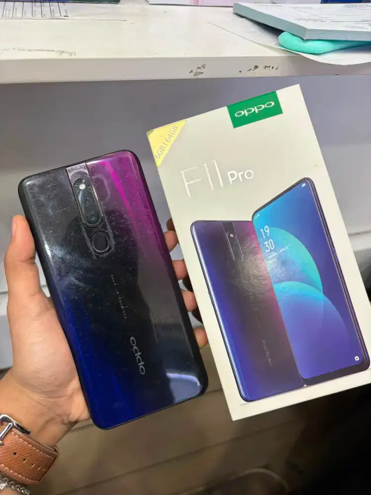 Second oppo f11 pro hp+kotak
