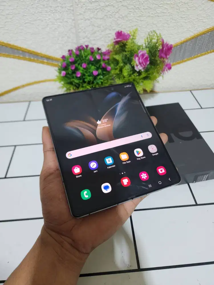 samsung z fold 4 256gb sein lengkap ori mulus