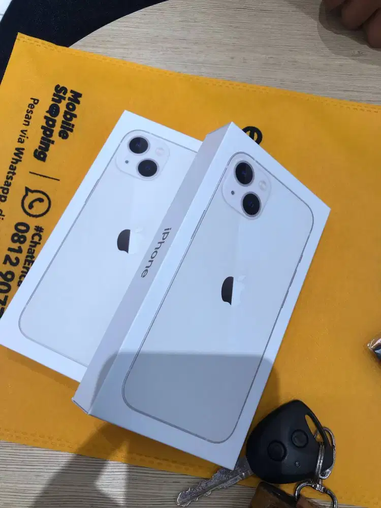 iphone 13 128gb ibox white lengkap ori mulus