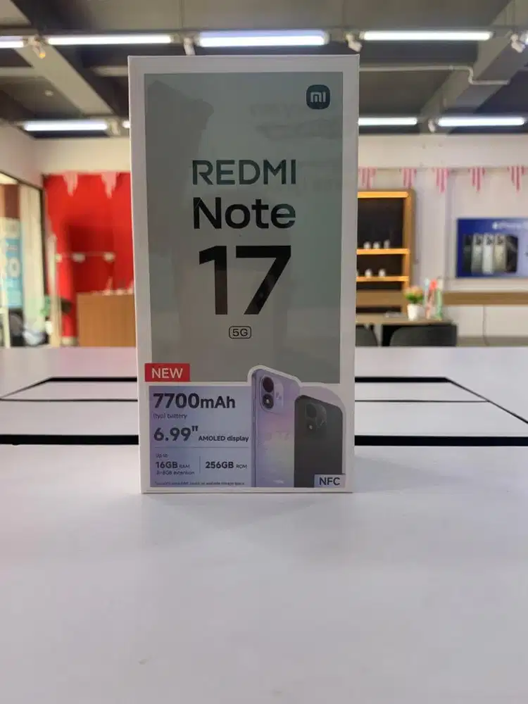 Xiaomi Redmi Note 17 5G 8/256 Garansi Resmi Indonesia