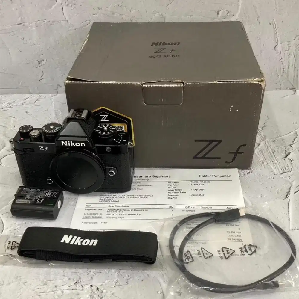 NIKON ZF / Z F BODY ONLY SC 8RB. MURAH BERKUALITAS BERGARANSI
