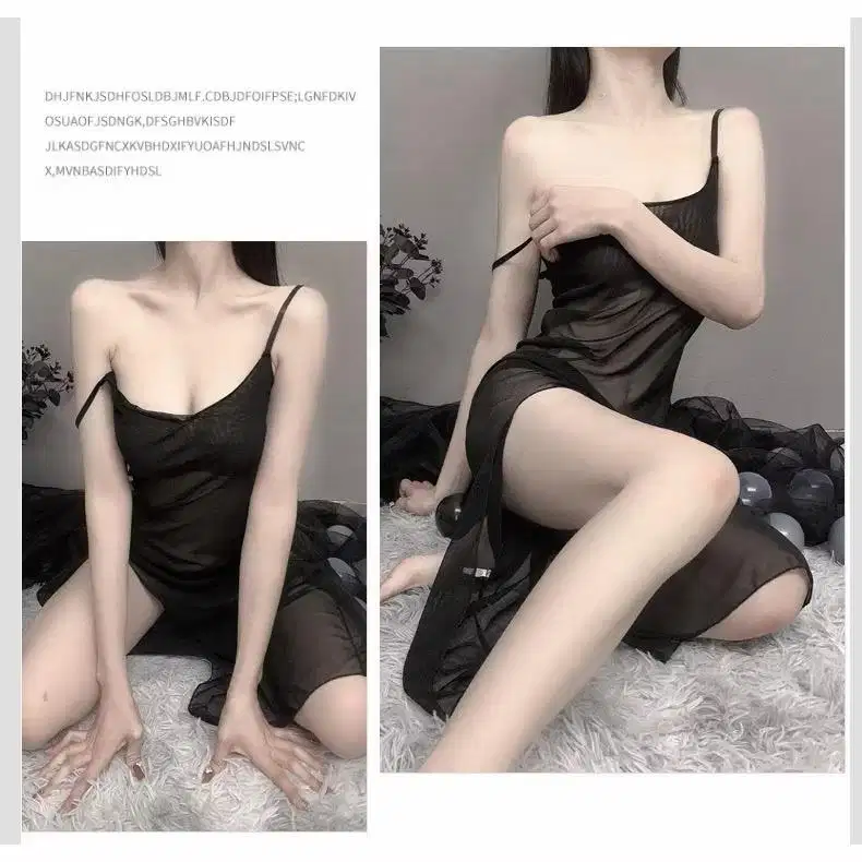 Lingerie Set Sexy Menawan Gaun Transparan Baju Tidur Wanita