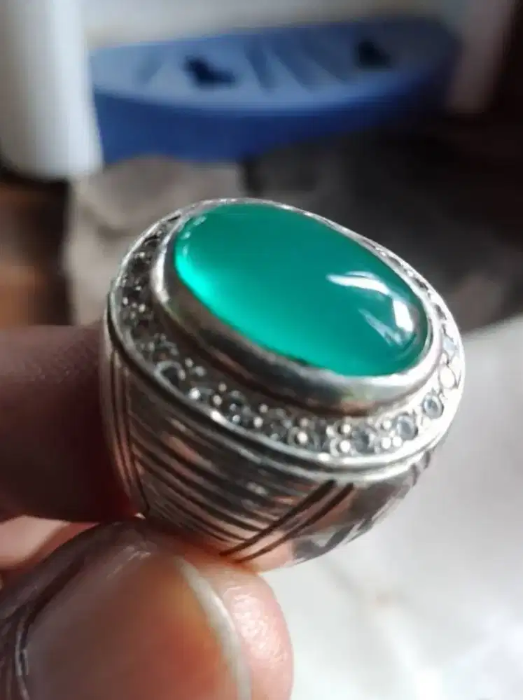bacan giwang ring perak tebal