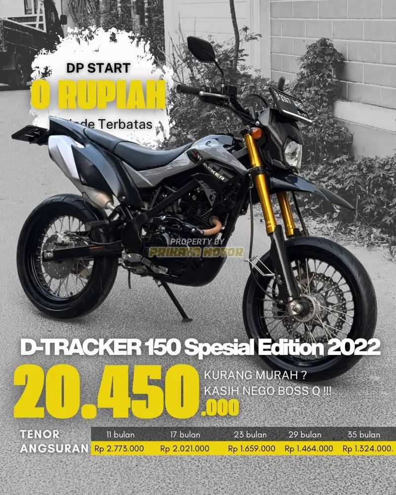 CREDIT DP MULAI 0 RUPIAH !!! D-TRACKER 150 SPESIAL EDITION 2020