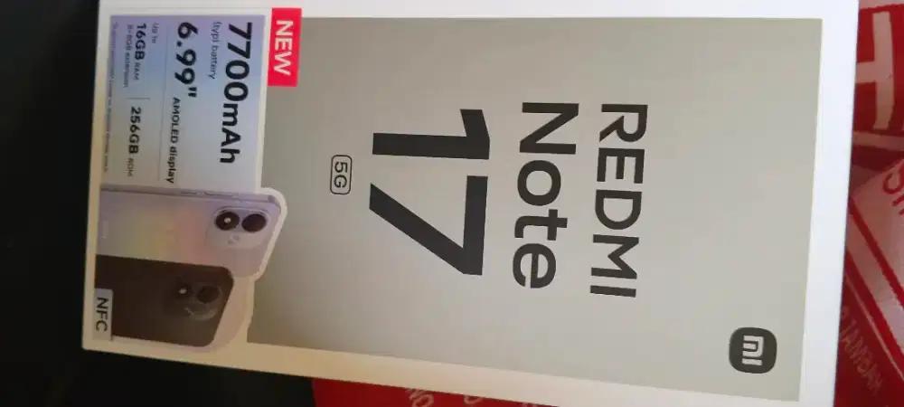 REDMI NOTE 17 5G RAM 8+8/256