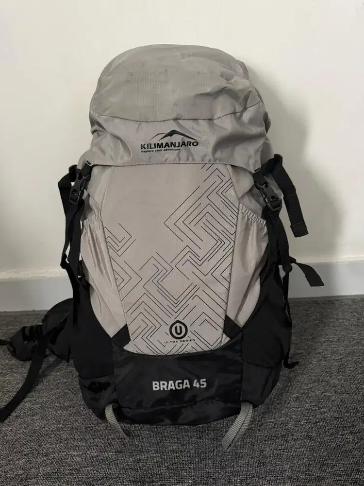 Tas Backpack Kilimanjaro Black-Grey