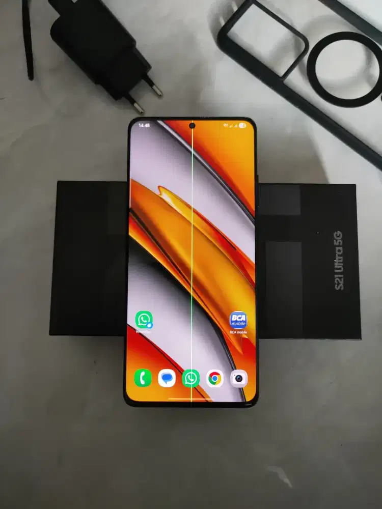 SAMSUNG S21 ULTRA 5G (RAM 12GB+SIDIK JARI ON LAYAR)