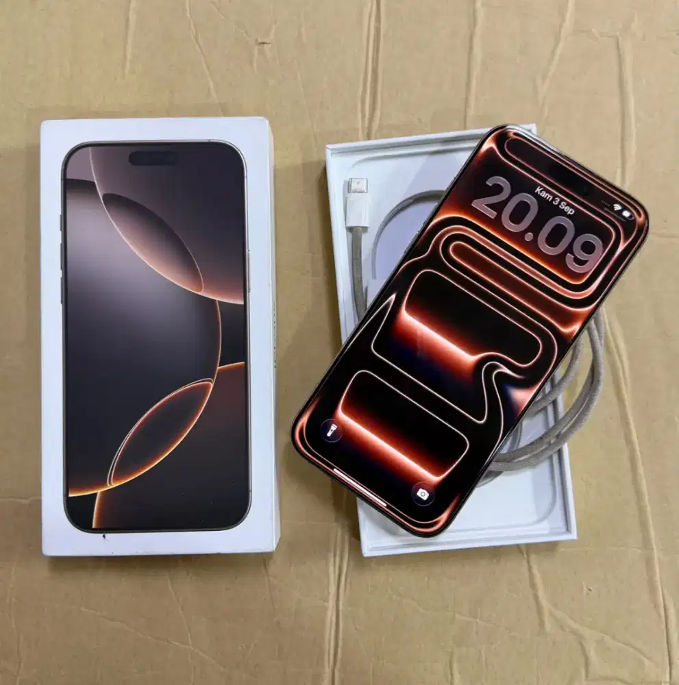 Iphone 16 Pro Max 256GB Inter Bea Cukai Fullset Ori Mulus Istimewa
