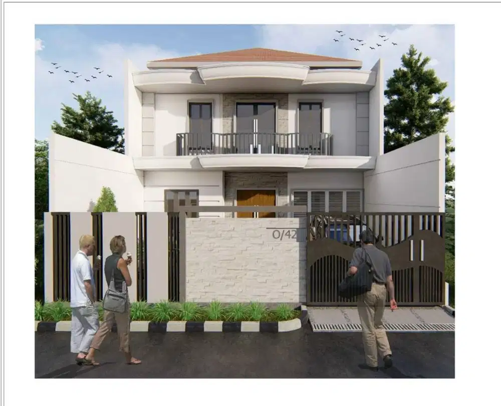 DIJUAL RUMAH DI DARMO HILL SURABAYA TINGGAL FINISHING