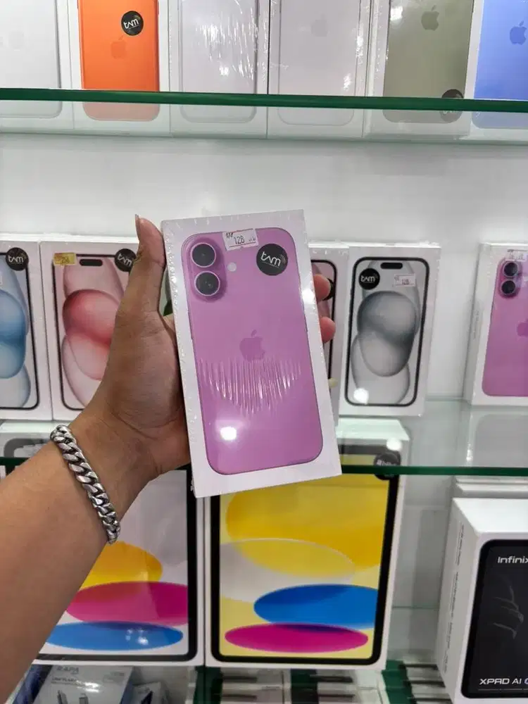 New iPhone 16 128GB Garansi Resmi iBox