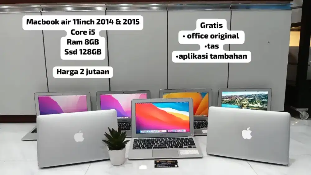 MACBOOK 2JT AN & IMAC 6JT AN !! LENGKAP SIAP PAKAI, MULUS GARANSI.