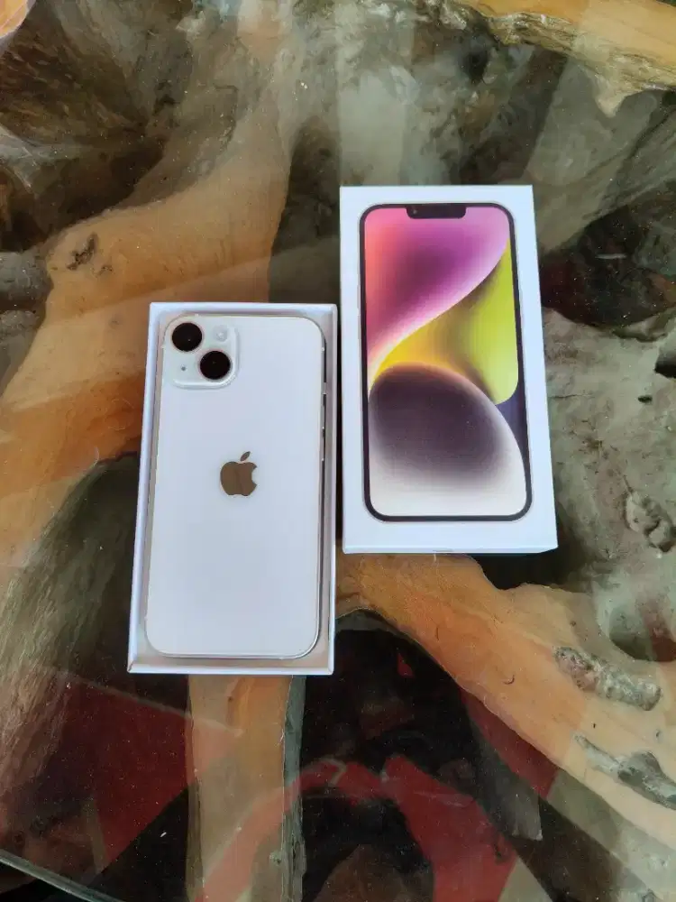 iPhone 14 Starlight 128 GB Inter Simlock All Operator (Bukan Bypass)