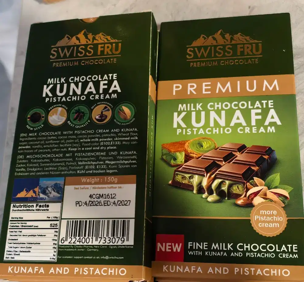 Swissfru coklat dubai 150g