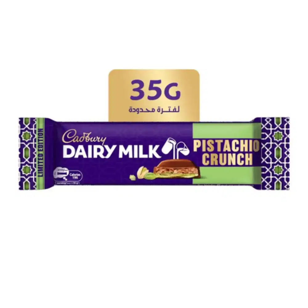 Cadbury dairy milk pistachio crunchy 35g
