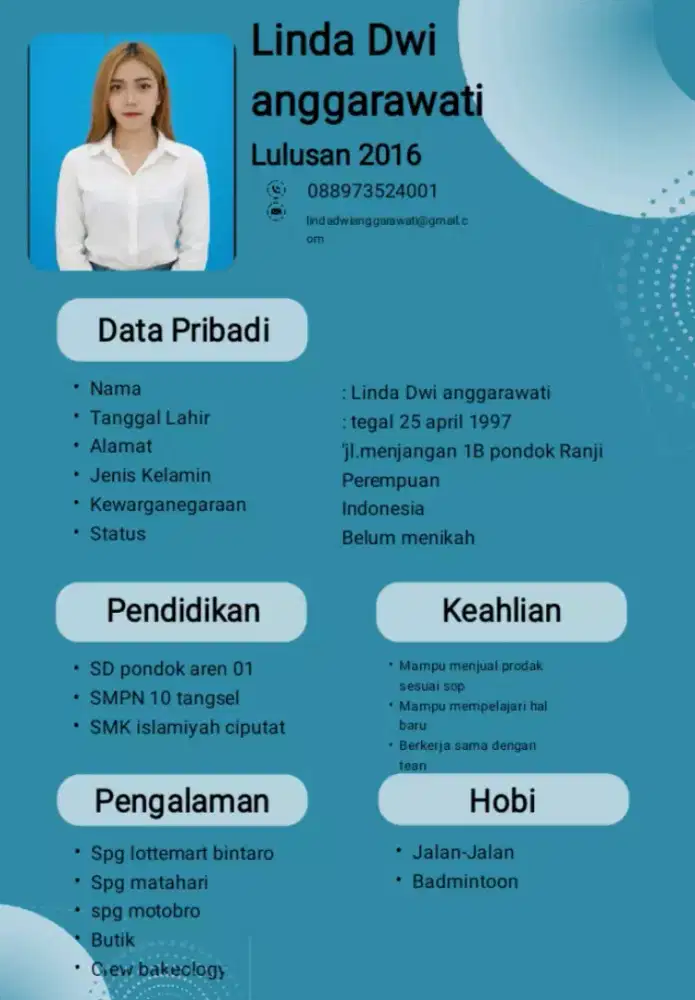 Yg pnting hlal klo ada silakn cet dn beri tahu krj apa