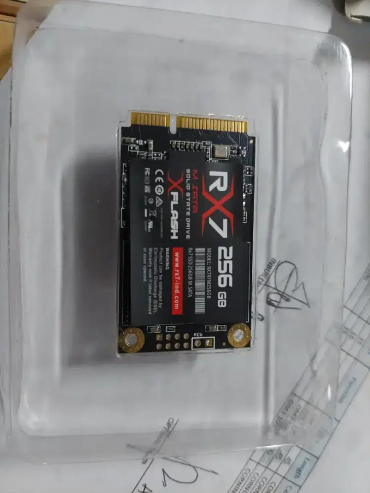 ssd msata / m.sata / m sata 256gb rx7 bekas