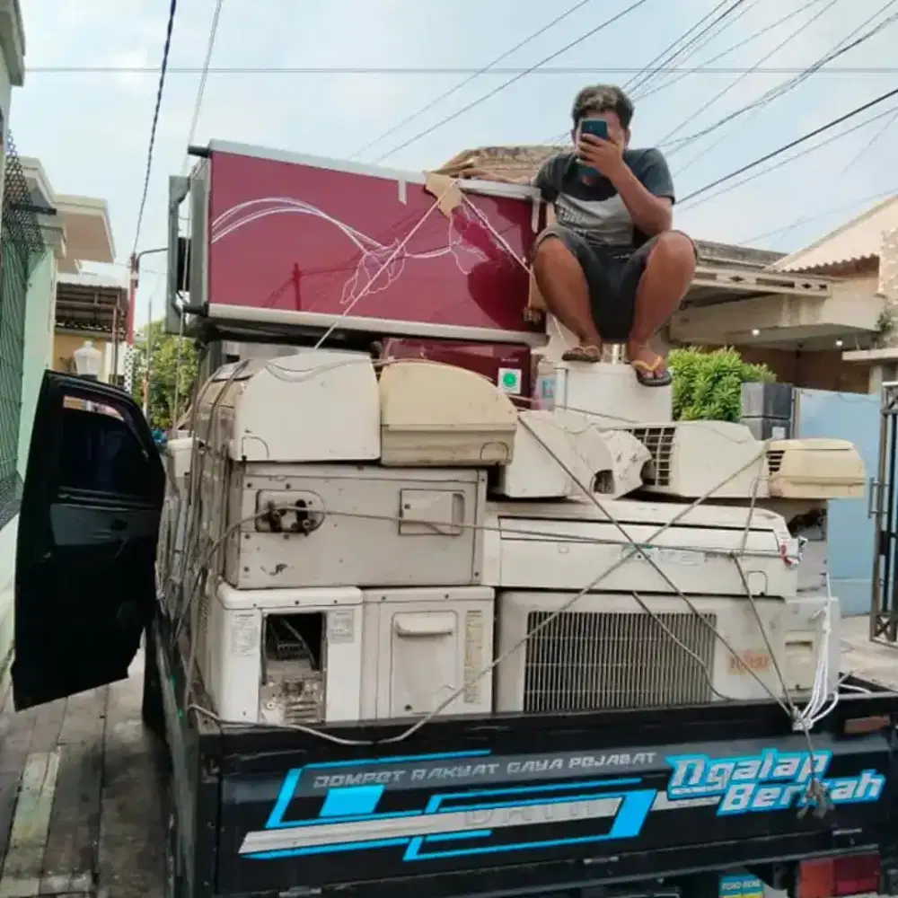 DIBELI TERIMA AC BEKAS RUSAK ROSOK ELEKTRONIK DLL SIAP BORONG