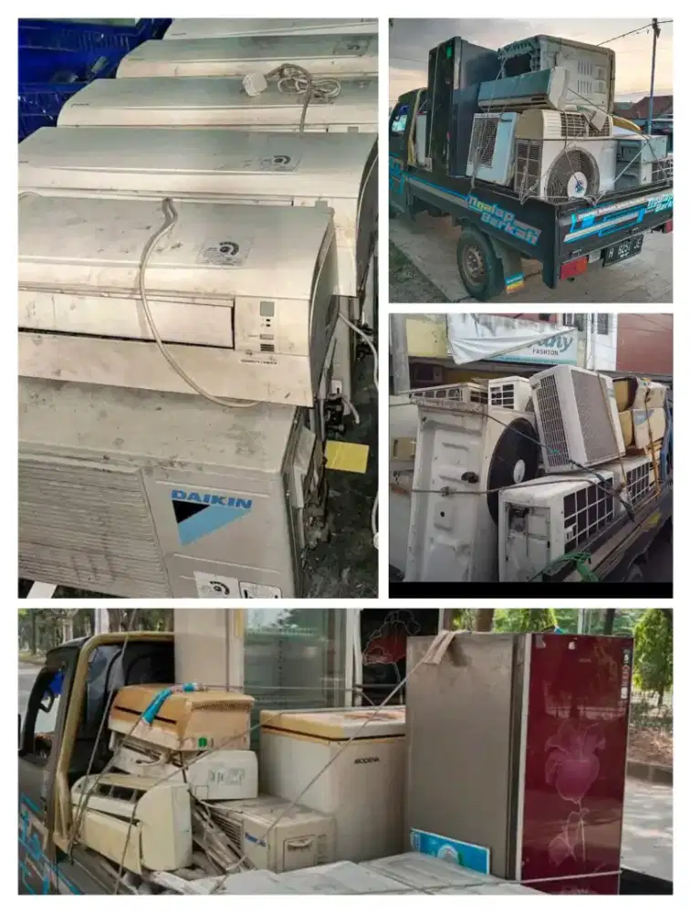 DIBELI TERIMA AC BEKAS RUSAK ROSOK ELEKTRONIK DLL SIAP BORONG