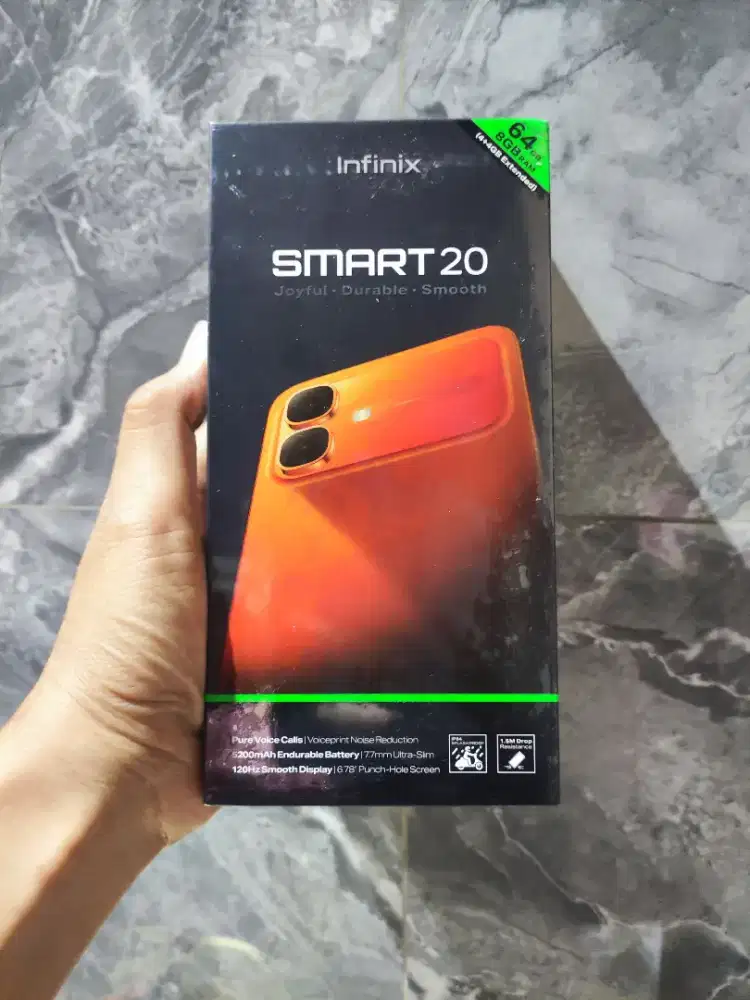 Infinix Smart 20 4/64GB Garansi Resmi New BNIB