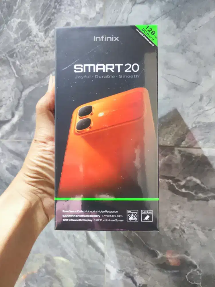 Infinix Smart 20 4/128GB Garansi Resmi New BNIB