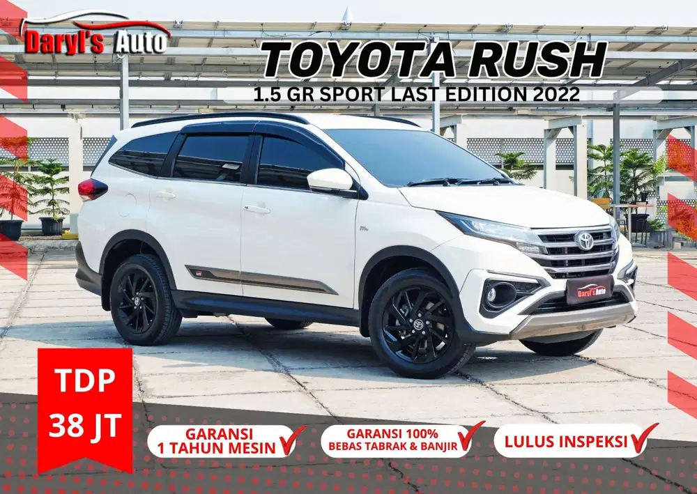 2022 Toyota Rush All New Rush 1.5 GR Sport AT Tdp 38jt