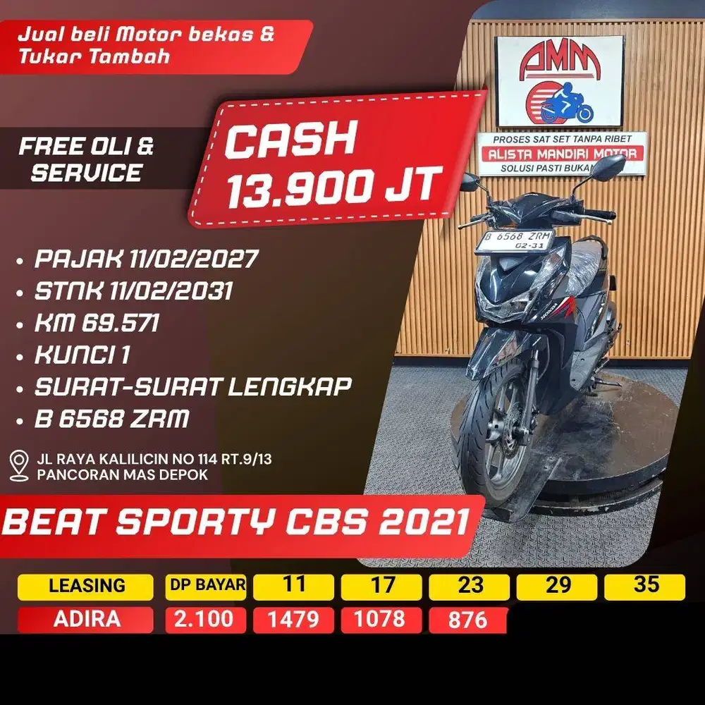 BEAT CBS 2021 BISA KREDIT/TUKAR TAMBAH/ PAKAI CC/PAYLATER