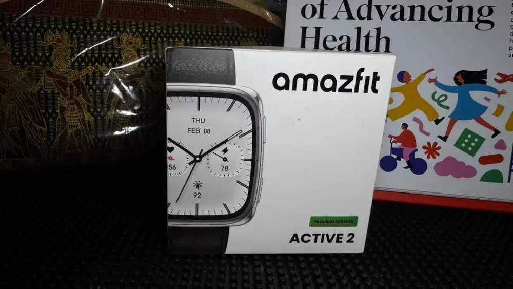 Amazfit Active 2 Premium Square | New Segel | Sapphire Glass | GPS