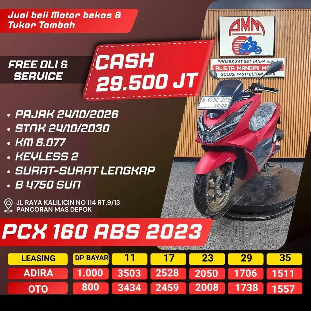 KREDIT DP 800 PCX 160 ABS 2023 BISA TUKAR TAMBAH/PAKAI CC/PAYLATER