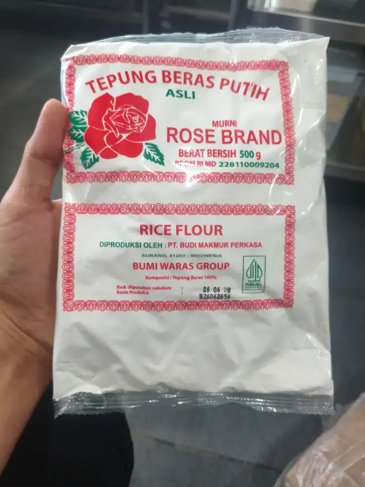 Tepung beras Rose Brand 1 dus Harga Rp 225.000,- aja