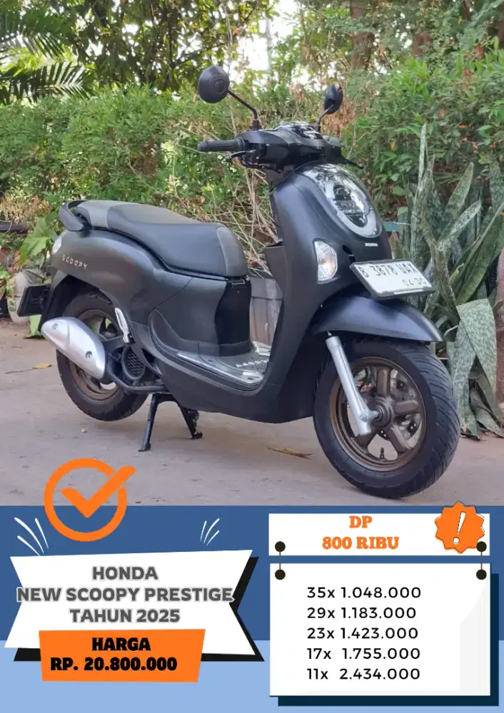 Dp 800 rb!! HONDA SCOOPY PRESTIGE TAHUN 2025