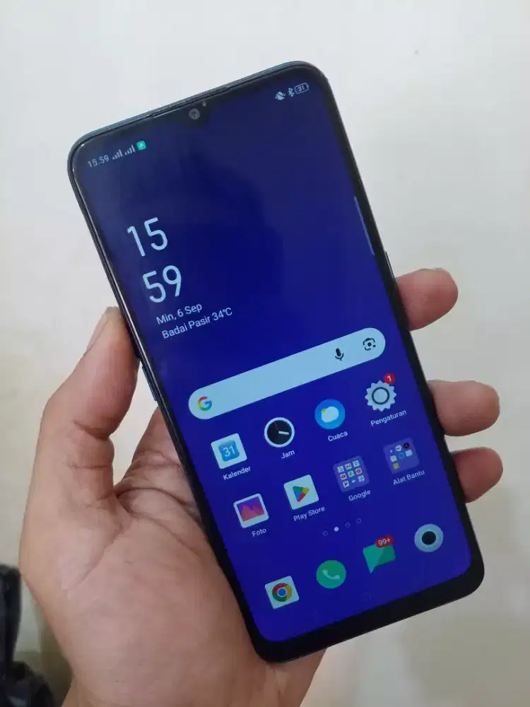 Oppo A31 Ram 6 /128 GB Hp + Casan Minus Pemakaian Wajar