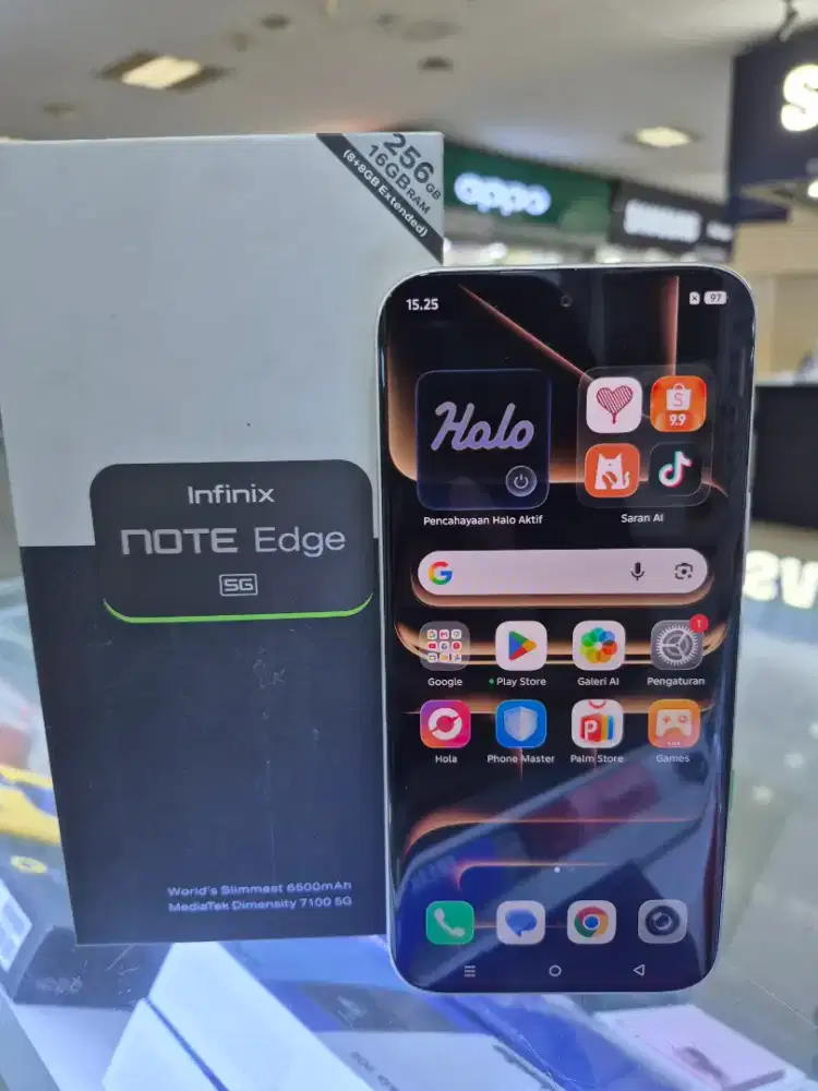 Infinix Note edge ram 8/256gb garansi 11 bln