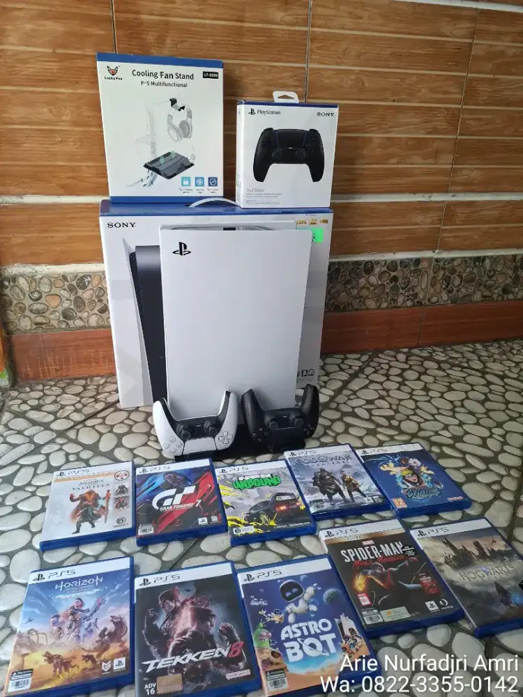 PS5 DISK SSD 825GB RESMI INDO FULLSET BISA TUKER TAMBAH