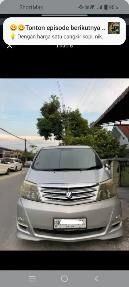 Toyota Alphard 2007 BK Medan Lengkap