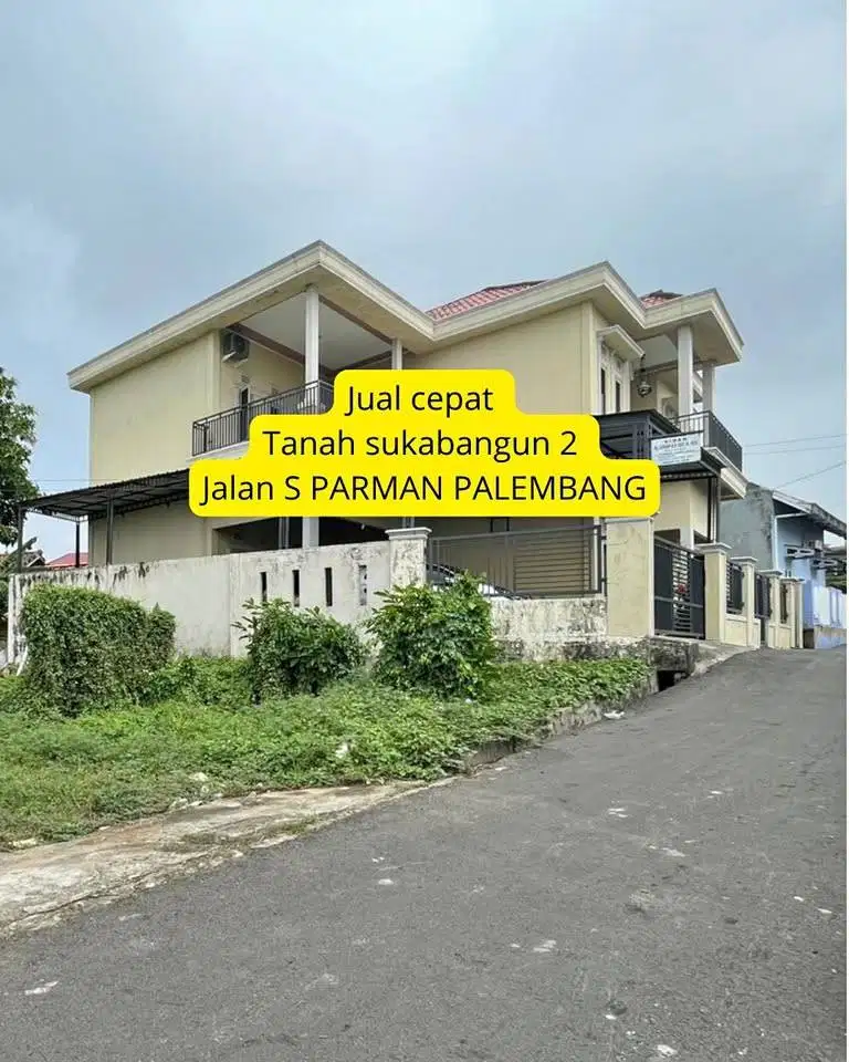 tanah Dekat SPBU JL Abussamah palembang