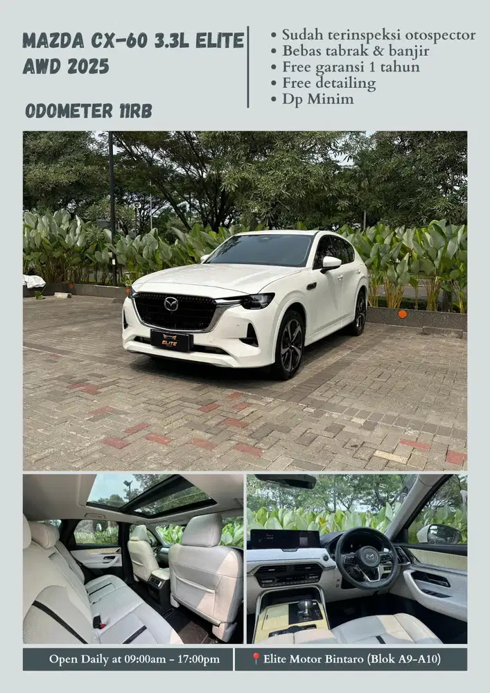 Mazda CX-60 3.3L Elite AWD 2025