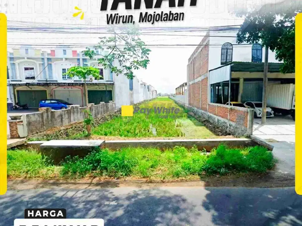 Tanah Pekarangan strategis wirun mojolaban