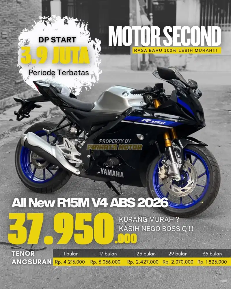 CREDIT DP MULAI 3.9 JUTA !!! YAMAHA YZF-R15M CONNECTED ABS 2026