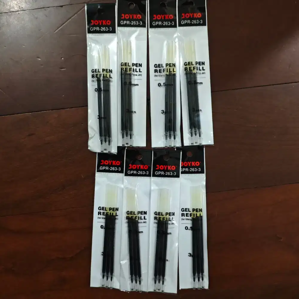 Jual Murah Refill / Isi Ulang Pulpen Gel JOYKO GPR-263-3 0.5mm (Baru)