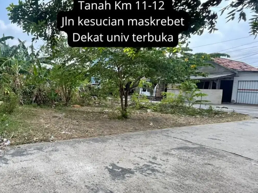 DIJUAL TANAH LUAS 300M KM10