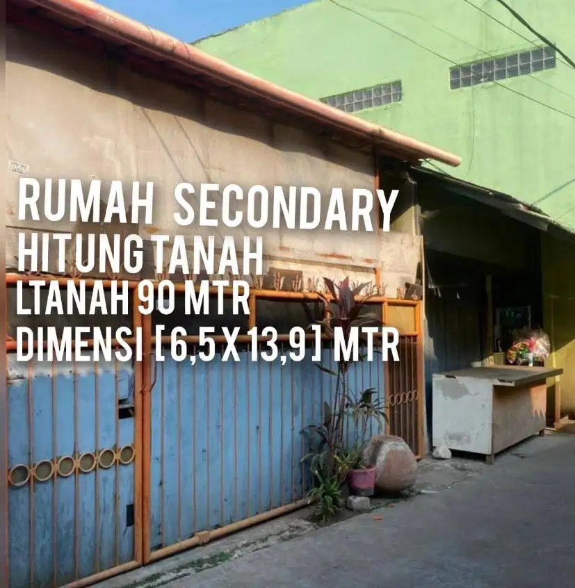Tanah 90 mtr di meruya selatan dkt joglo palmerah jelambar slipi