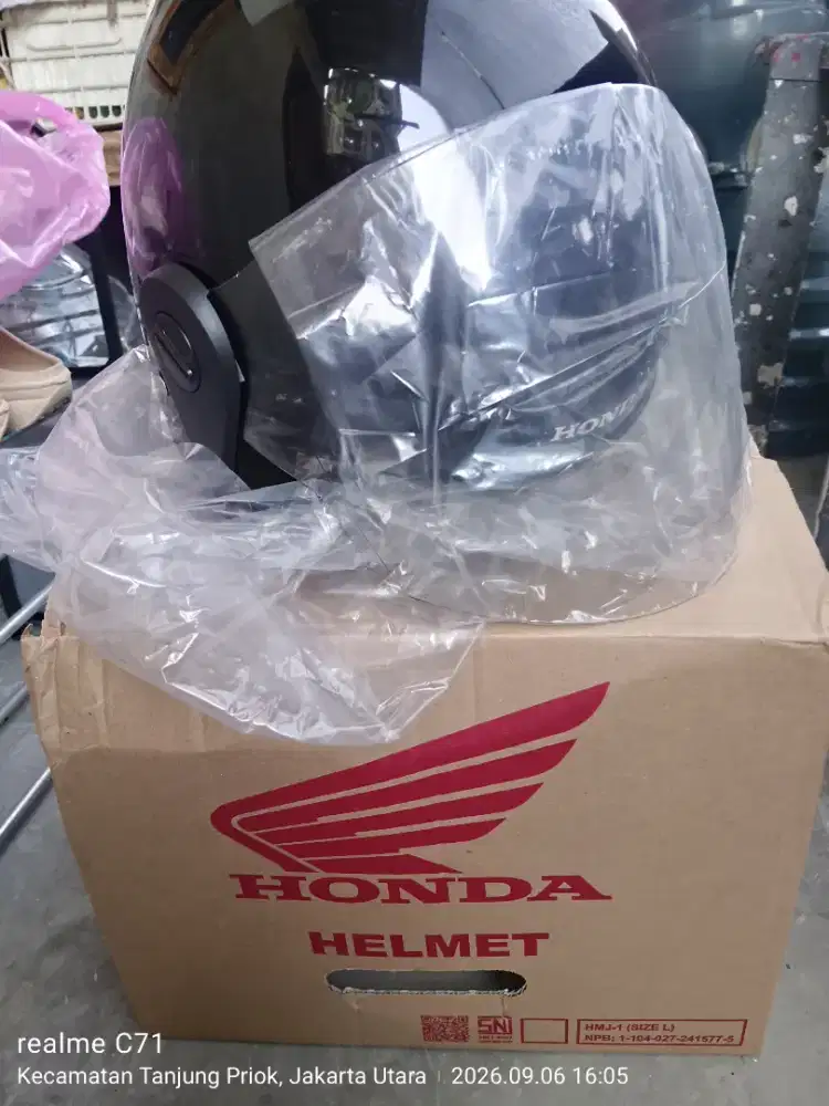 Helm Honda beat original