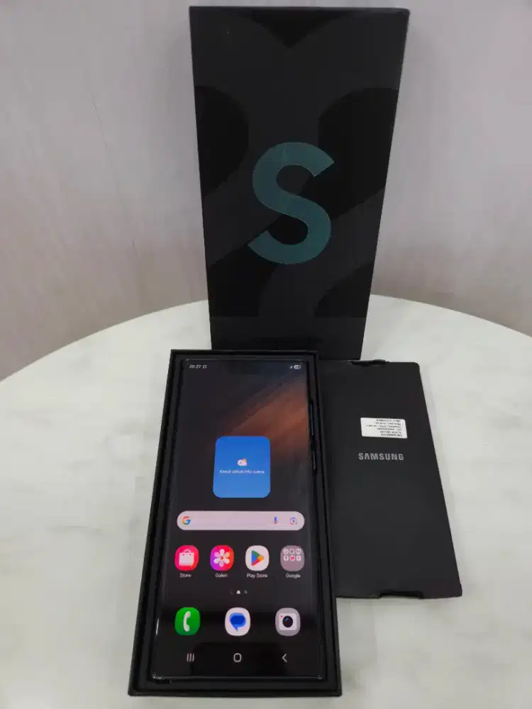 Samsung S22 Ultra 12/256GB Green Mulus Garansi Resmi Sein
