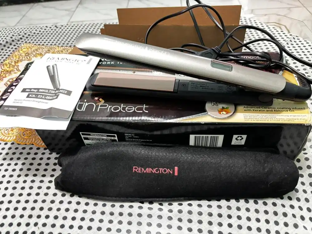 Remington catokan pelurus rambut keratin protech S8540