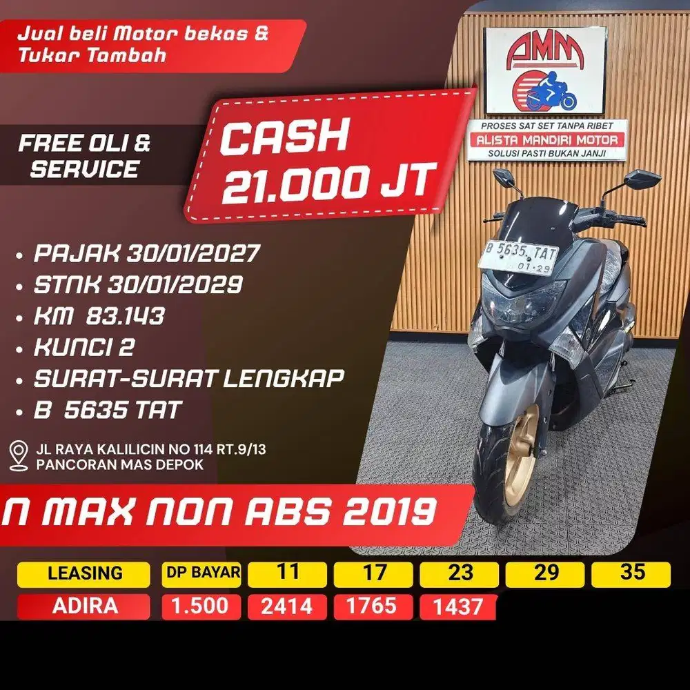 NMAX OLD 2019 PAJAK ON BISA KREDIT/TUKAR TAMBAH/PAKAI CC/PAYLATER